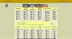 Desktop Screenshot of numismatika.cz